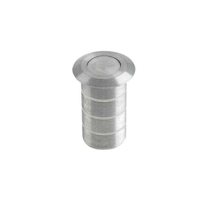 ZAS Dust Excluding Socket For Flush Bolts (Concrete), Satin Stainless Steel