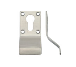 ZAS Cylinder Latch Pull Euro Profile (88mm x 43mm), Satin Stainless Steel