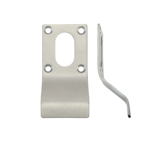 ZAS Cylinder Latch Pull Oval Profile (88mm x 43mm), Satin Stainless Steel