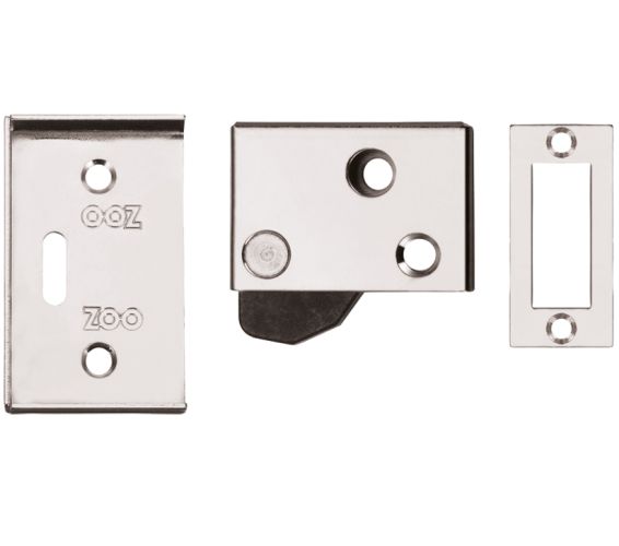 ZAS Hush Latch (64mm x 40mm), Polished Chrome