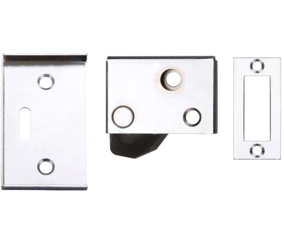 ZAS Hush Latch (64mm x 40mm), Powder Coated White