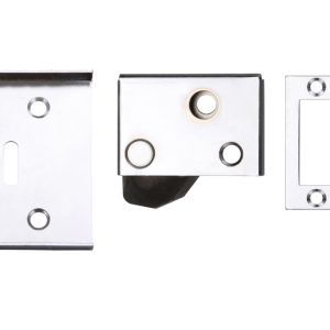 ZAS Hush Latch (64mm x 40mm), Powder Coated White