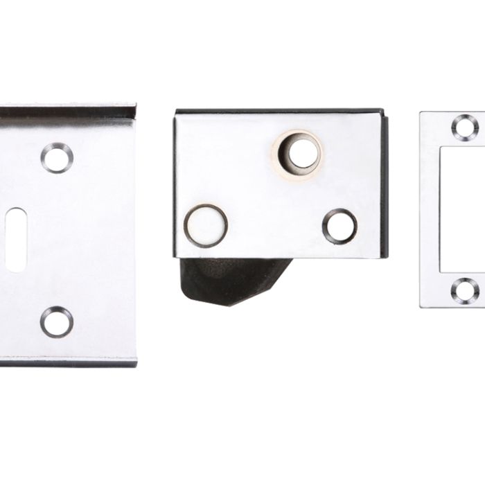 ZAS Hush Latch (64mm x 40mm), Powder Coated White