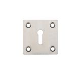 ZAS Square Standard Profile Escutcheon (50mm x 50mm), Satin Stainless Steel