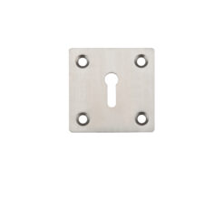 ZAS Square Standard Profile Escutcheon (50mm x 50mm), Satin Stainless Steel