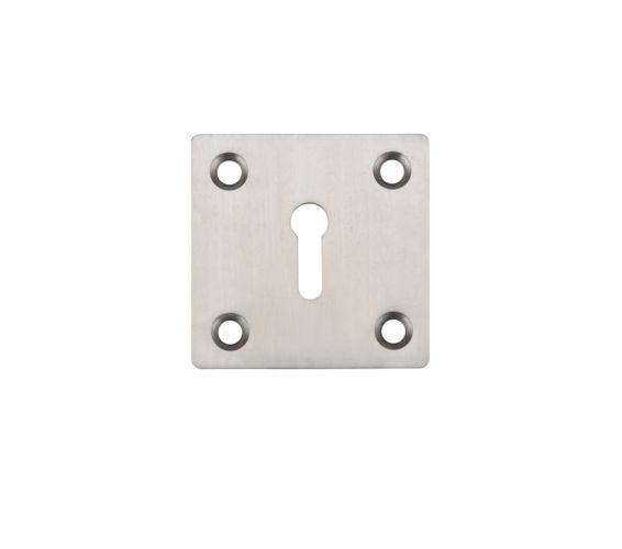 ZAS Square Standard Profile Escutcheon (50mm x 50mm), Satin Stainless Steel