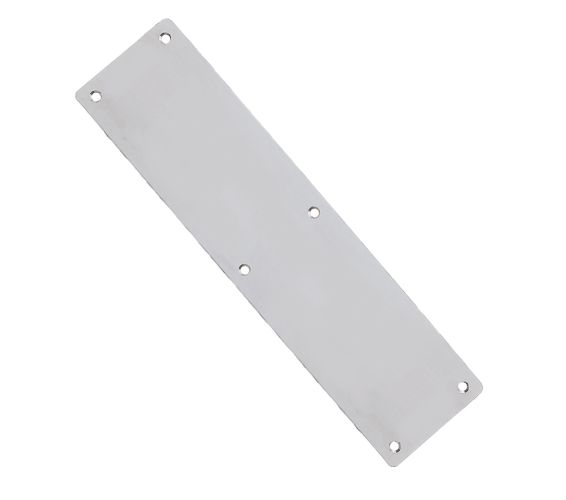 ZAS Radius Finger Plates (Various Sizes), Satin Stainless Steel