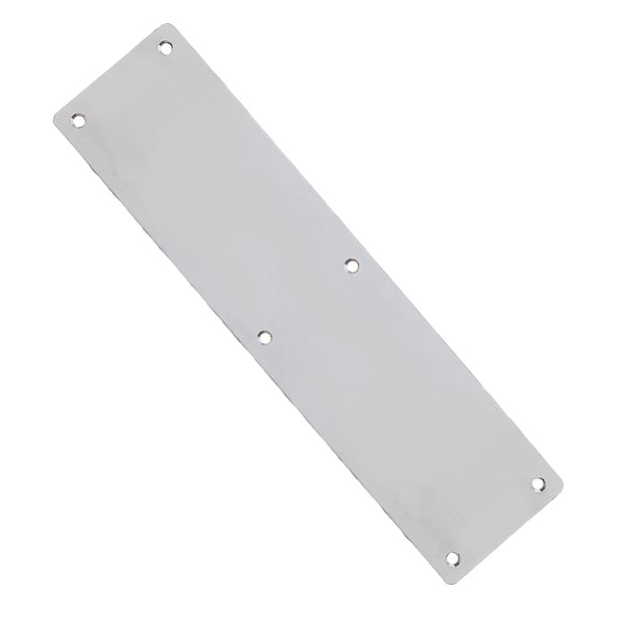 ZAS Radius Finger Plates (Various Sizes), Satin Stainless Steel