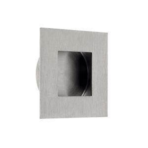 ZAS Square Flush Pull (Various Sizes), Satin Stainless Steel