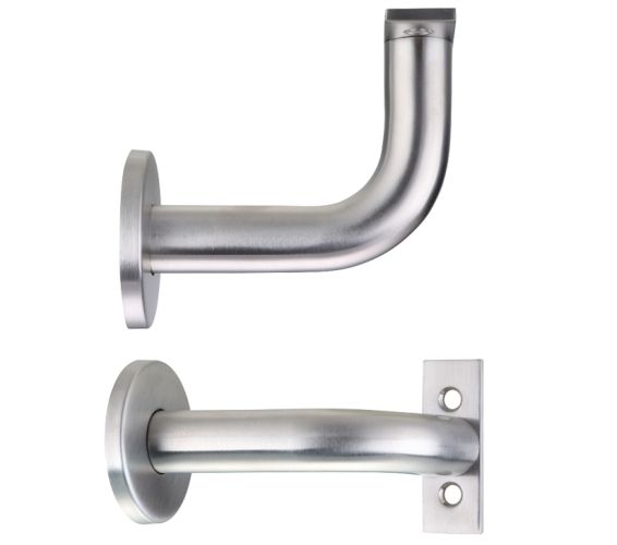 ZAS Handrail Bracket – 50mm – Satin Stainless Steel