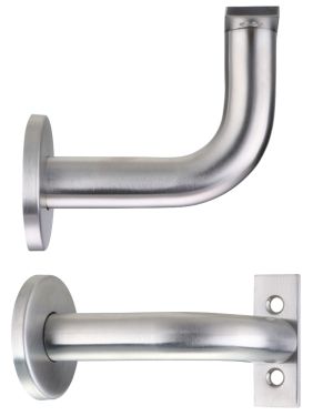 ZAS Handrail Bracket – 50mm – Satin Stainless Steel