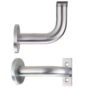 ZAS Handrail Bracket – 50mm – Satin Stainless Steel