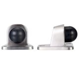ZAS Heavy Duty Floor Mounted Door Stop, Satin Stainless Steel