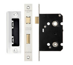 Contract Bathroom Lock (64mm OR 76mm), Satin Stainless Steel