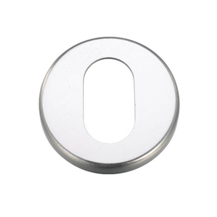 Zoo Hardware Contract Aluminium Oval Profile Escutcheon – Satin Aluminium
