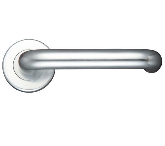 Zoo Hardware Contract Aluminium RTD Lever – Satin Aluminium (sold in pairs)