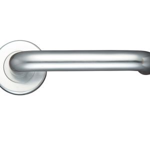 Zoo Hardware Contract Aluminium RTD Lever – Satin Aluminium (sold in pairs)