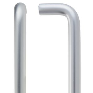 Zoo Contract Aluminium D Pull Handle – 19mm – Satin Aluminium