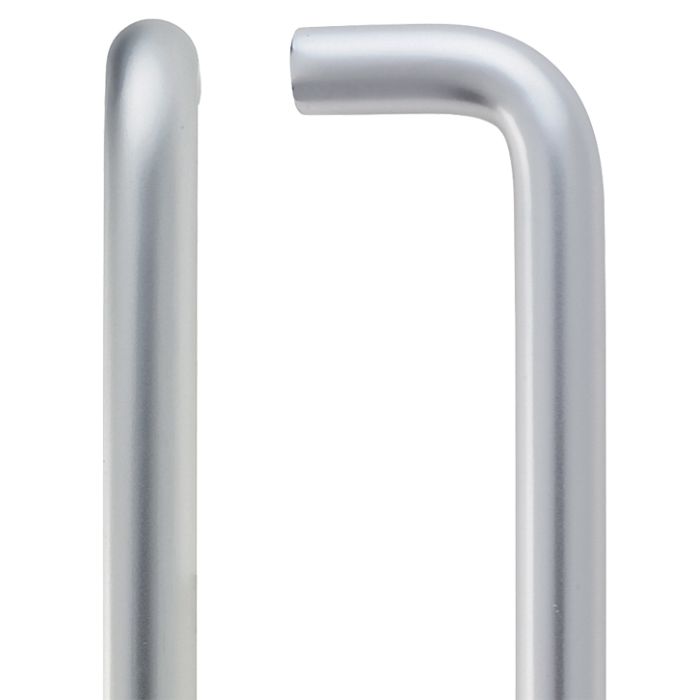 Zoo Contract Aluminium D Pull Handle – 19mm – Satin Aluminium