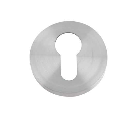 ZCS Architectural Euro Profile Escutcheon, Satin Stainless Steel