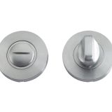 ZCS Architectural Bathroom Turn & Release, Satin Stainless Steel