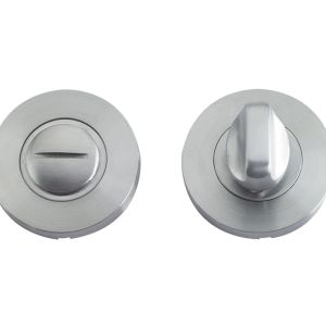 ZCS Architectural Bathroom Turn & Release, Satin Stainless Steel