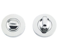 ZCS Architectural Bathroom Turn & Release, Polished Stainless Steel