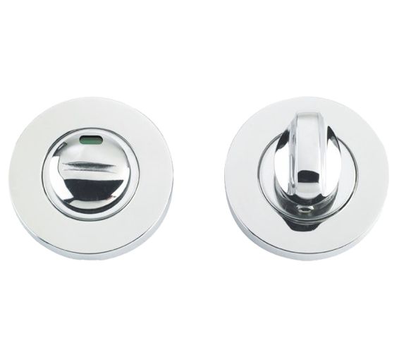 ZCS Architectural Bathroom Turn & Release With Indicator, Polished Stainless Steel