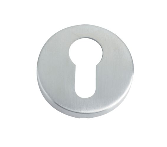 ZCS2 Contract Euro Profile Escutcheon, Satin Stainless Steel