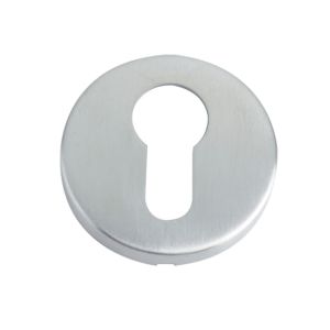 ZCS2 Contract Euro Profile Escutcheon, Satin Stainless Steel