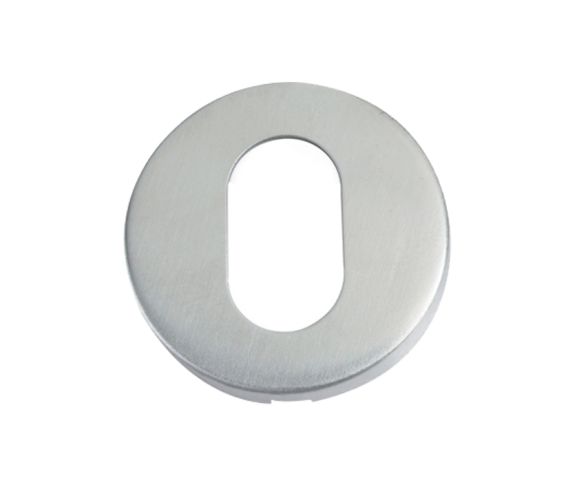 ZCS2 Oval Profile Escutcheon, Satin Stainless Steel