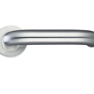 ZCS2 Contract RTD Lever On Round Rose, Satin Stainless Steel (sold in pairs)