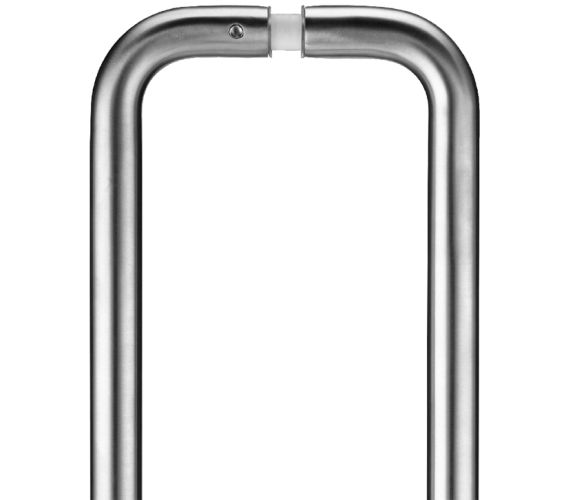 ZCS2D Contract Back To Back Pull Handles (19mm Bar Diameter), Satin Stainless Steel