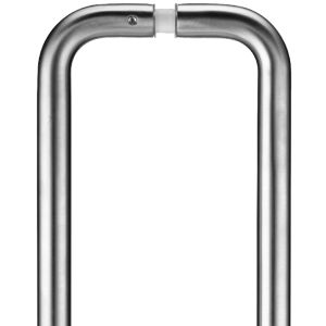 ZCS2D Contract Back To Back Pull Handles (19mm Bar Diameter), Satin Stainless Steel