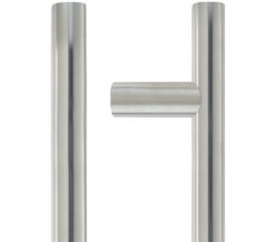 ZCS2G Contract Guardsman Pull Handle (19mm or 22mm Bar Diameter), Satin Stainless Steel