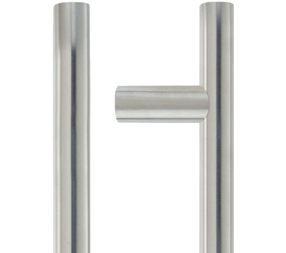 ZCS2G Contract Guardsman Pull Handle (19mm or 22mm Bar Diameter), Satin Stainless Steel