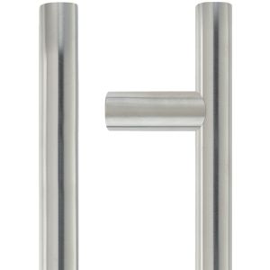 ZCS2G Contract Guardsman Pull Handle (19mm or 22mm Bar Diameter), Satin Stainless Steel