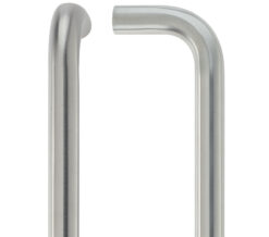 Zoo Hardware D Pull Handle (19mm or 21mm Bar Diameter) - Satin Stainless Steel
