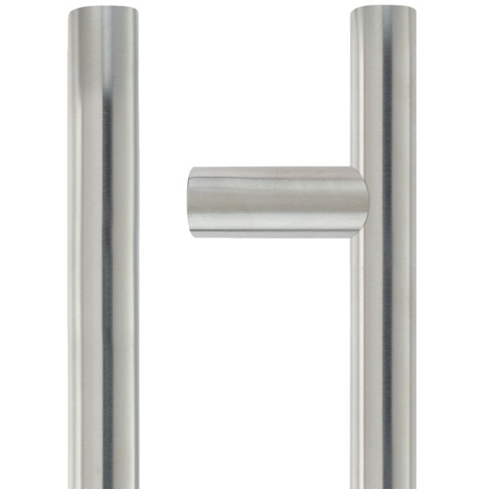 ZCSG Architectural Guardsman Pull Handles (19mm OR 21mm Bar Diameter), Satin Stainless Steel