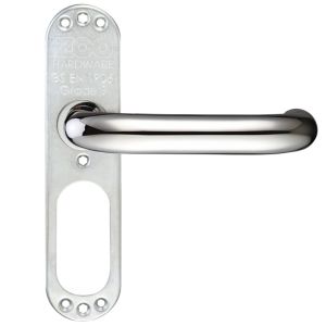 ZCS Architectural 19mm RTD Lever On Short Inner Backplate, Polished Stainless Steel (sold in pairs)