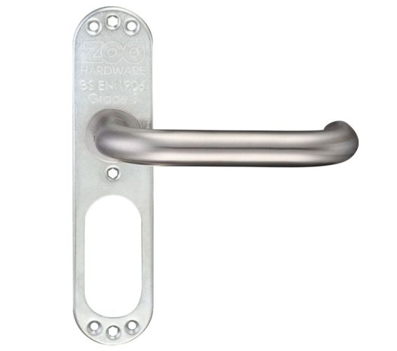 ZCS Architectural 19mm RTD Lever On Short Inner Backplate, Satin Stainless Steel (sold in pairs)