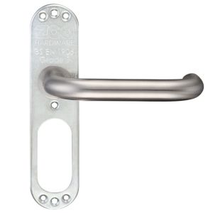 ZCS Architectural 19mm RTD Lever On Short Inner Backplate, Satin Stainless Steel (sold in pairs)