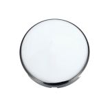 Contract Blank Profile Escutcheon, Polished Chrome