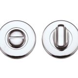 Contract Bathroom Turn & Release, Polished Chrome Finish