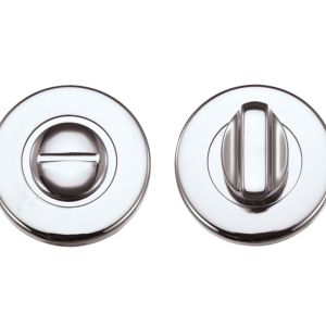 Contract Bathroom Turn & Release, Polished Chrome Finish