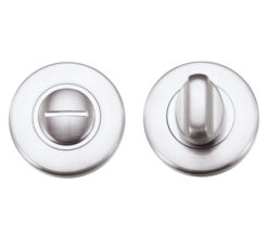 Contract Bathroom Turn & Release, Satin Chrome Finish