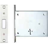 London Fire Brigade Mortice Dead Lock (51mm), Satin Stainless Steel