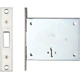 London Fire Brigade Mortice Dead Lock (51mm), Satin Stainless Steel