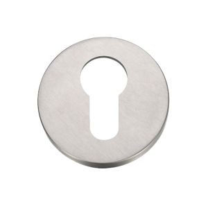 ZG4S Euro Profile Escutcheon, Satin Stainless Steel