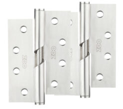 Rising Butt Door Hinge - Satin Stainless Steel (sold in pairs)